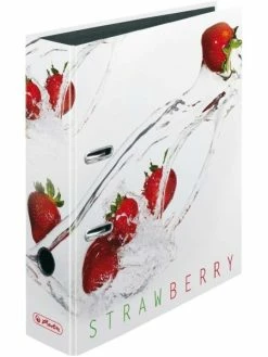 Herlitz Classeur à Levier MaX.file "Fresh Fruit" - A4 - 80 Mm - Fraise