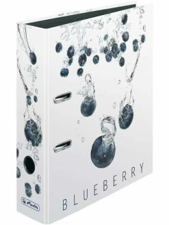 Herlitz Classeur à Levier MaX.file "Fresh Fruit" - A4 - 80 Mm - Myrtille