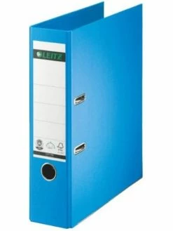 Leitz Classeur à Levier - Recyclé - A4 - D80 Mm - Bleu Clair