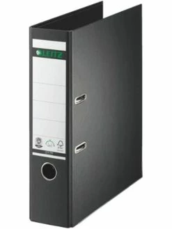 Leitz Classeur à Levier - Recyclé - A4 - D80 Mm - Noir