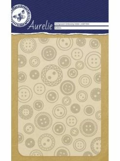 Craftlines Classeur D'embossage Fond Boutons 10.6 X 15 Cm