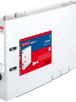 Herlitz Classeur "MaX.file Protect" - A4 - Dos 80 Mm - Blanc