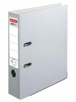 Herlitz Classeur "maX.file Protect" A4 - Dos : 80 Mm - Gris