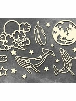 FABRIKA DECORU Clipboard, Embellissement Carton Fabrika Décoru ENJOY FREEDOM 050