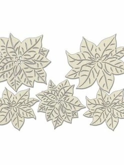 FABRIKA DECORU Clipboard, Embellissement Carton Fabrika Décoru FLEUR D HIVER 758