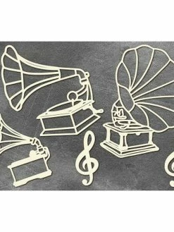 FABRIKA DECORU Clipboard, Embellissement Carton Fabrika Décoru GRAMOPHONE 667
