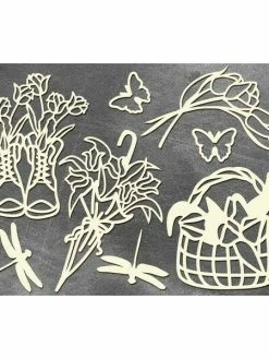 FABRIKA DECORU Clipboard, Embellissement Carton Fabrika Décoru HELLO SPRING 507