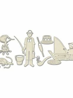 FABRIKA DECORU Clipboard, Embellissement Carton Fabrika Décoru PECHE 656