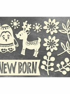 FABRIKA DECORU Clipboard, Embellissement Carton Fabrika Décoru SCANDI BABY GIRL 185