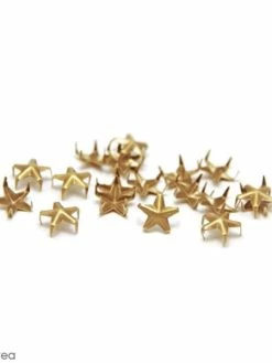 Ki Sign Clous à Griffes - Etoiles - Or - 7 Mm - 40 Pcs