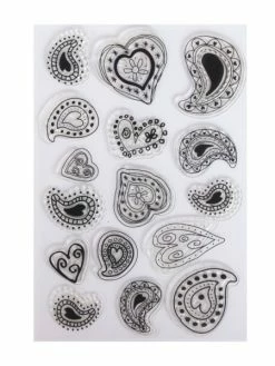 Czech Beads Exclusive Cœur De Gaufrage Joints Ensemble, Claire En Caoutchouc De Silicone De Timbre, De Scrapbooking Enfant -V-Zug shop coeur de gaufrage joints ensemble claire en caoutchouc de silicone de timbre de scrapbooking enfant p 2