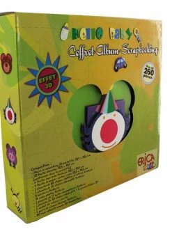 Erica Coffret Naissance Album Scrapbooking - Clown