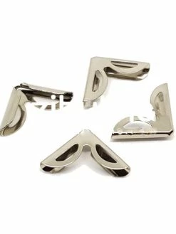 Zibuline Coins Métal - Ajourés Arrondis Argentés