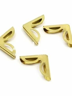 Zibuline Coins Métal - Ajourés Arrondis Dorés