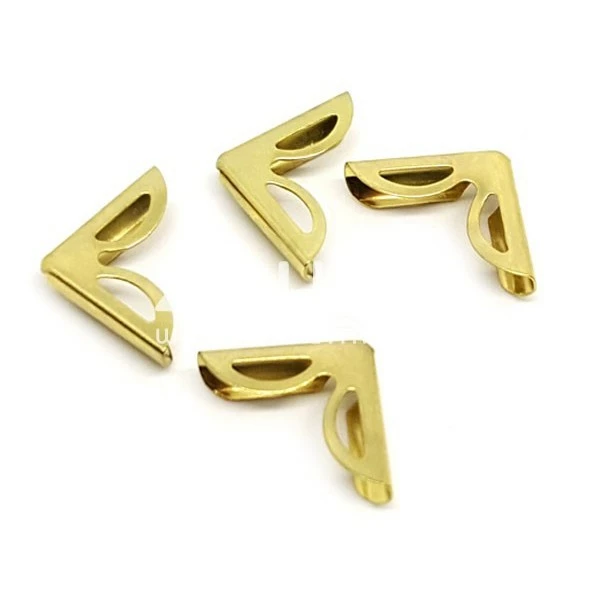 Zibuline Coins Métal - Ajourés Arrondis Dorés 1 Zibuline Coins Métal - Ajourés Arrondis Dorés