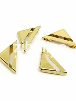 Zibuline Coins Métal - Barre Ajourée" Dorés"