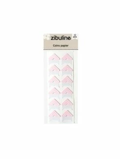 Zibuline Coins Papier - Rose