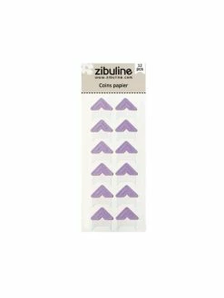 Zibuline Coins Papier - Violet
