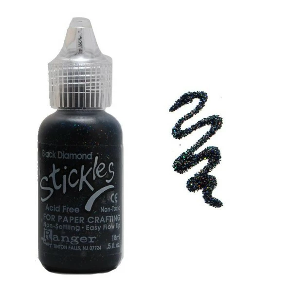 Ranger Colle à Paillettes Stickles Diamant Noir 1 Ranger Colle à Paillettes Stickles Diamant Noir