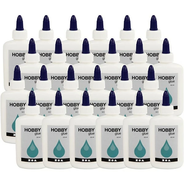 Creativ Company Colle Loisir, 24X100Ml 1 Creativ Company Colle Loisir, 24X100Ml