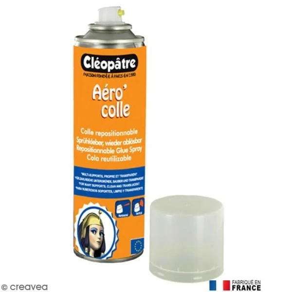 Cléopâtre Colle Repositionnable AERO'COLLE 250 Ml 1 Cléopâtre Colle Repositionnable AERO'COLLE 250 Ml