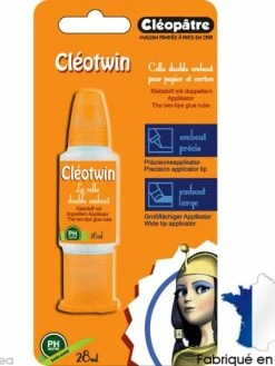 Cléopâtre Colle Scrapbooking Cléotwin 28 Ml - 2 Embouts