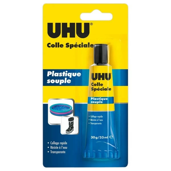UHU® Colle Spéciale Plastique Souple UHU - 30 G 1 UHU® Colle Spéciale Plastique Souple UHU - 30 G