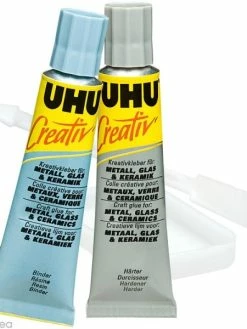 UHU® Colle UHU Creativ' - Métaux Verre Et Céramique - 2 X 15 Ml