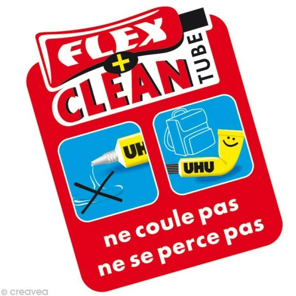 UHU® Colle UHU Flex + Clean 20 Gr 2 UHU® Colle UHU Flex + Clean 20 Gr – Image 2