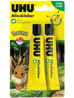 UHU® Colle Universelle "Pokémon" - Sans Solvant - 2 X 35 G