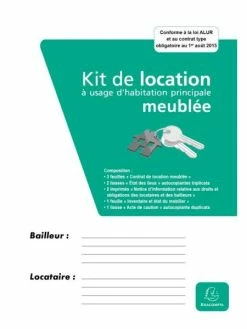 Exacompta Contrat De Location à Usage D'habitation "meublée"