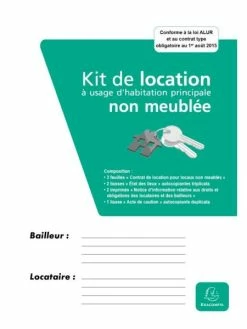 Exacompta Contrat De Location à Usage D'habitation "non Meublée"