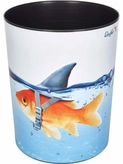 Läufer Corbeille à Papier "Requin Doré"