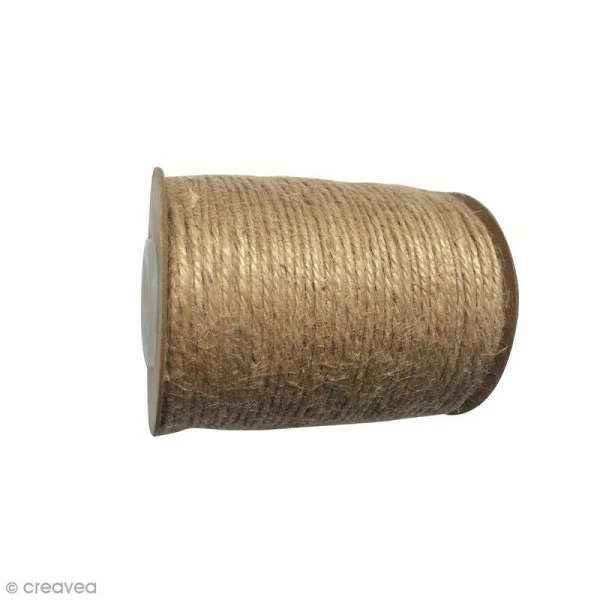 Vaessen Creative Cordon En Jute Naturel - 2 Mm X 100 M 1 Vaessen Creative Cordon En Jute Naturel - 2 Mm X 100 M