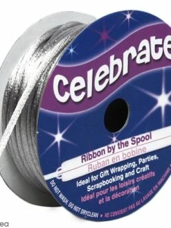 Cordon Queue De Rat Celebrate - Argenté - 2 Mm X 10 M