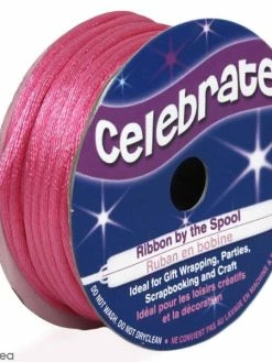 Cordon Queue De Rat Celebrate - Rose - 2 Mm X 10 M