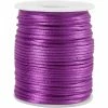 Creativ Company Cordon Satin 2 Mm - Violet - Rouleau De 50 M