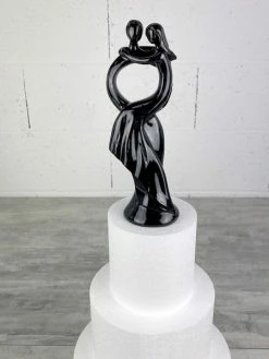 YD-Emballages Couple De Mariés En Résine Laquée Noire, 20 Cm, Figurines Pièce Montée -V-Zug shop couple de maries en resine laquee noire 20 cm figurines piece montee p 2