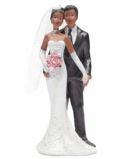 Hobi Couple De Mariés Métisse En Résine, 12,5 Cm, Figurines Noires De Pièce Montée -V-Zug shop couple de maries metisse en resine 125 cm figurines noires de piece montee p 4