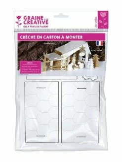 Graine Créative Crèche Pré-découpée En Carton à Construire Soi-même 29 X 19 X 14 Cm 4 Graine Créative Crèche Pré-découpée En Carton à Construire Soi-même 29 X 19 X 14 Cm -V-Zug shop creche pre decoupee en carton a construire soi meme 29 x 19 x 14 cm p 2