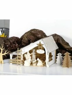 Graine Créative Crèche Pré-découpée En Carton à Construire Soi-même 29 X 19 X 14 Cm 5 Graine Créative Crèche Pré-découpée En Carton à Construire Soi-même 29 X 19 X 14 Cm -V-Zug shop creche pre decoupee en carton a construire soi meme 29 x 19 x 14 cm p 3