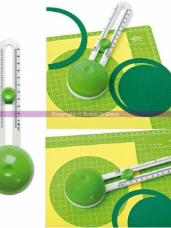 Wedo Cutter Réglable Circulaire Comfortline, Découpe De Cercle De 10 à 32 Cm De Diam