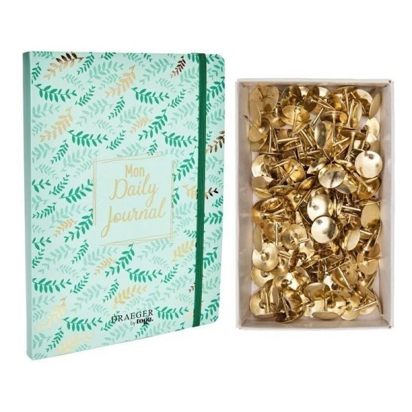 Youdoit Daily Journal + 150 Punaises Dorées 1 Youdoit Daily Journal + 150 Punaises Dorées