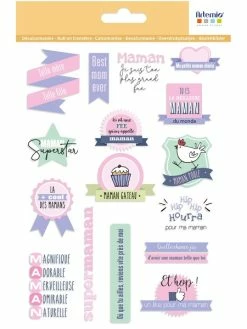 Décalcomanies Artemio - Collection Fête Des Mères - 17 Motifs