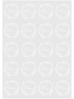 Décalcomanies Artemio - Collection On Se Marie - Merci Blanc - 20 Motifs -V-Zug shop decalcomanies artemio collection on se marie merci blanc 20 motifs p 2