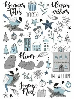 Artemio Décalcomanies Noël - Noël Cosy - Format A5 -V-Zug shop decalcomanies noel noel cosy format a5 p 5