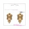 Découpes Charnières Bois Kaisercraft - 2 Pièces