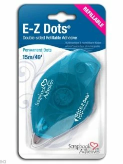 Scrapbook Adhesives Dérouleur Adhésif Permanent E-Z Dots Points - Rechargeable - 15 M