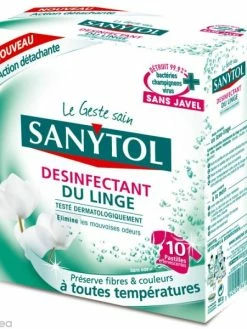 Désinfectant Du Linge Sanytol X 10 Tablettes