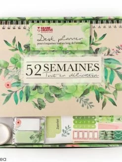 Graine Créative Desk Planner Botanique - Carnet Et Accessoires